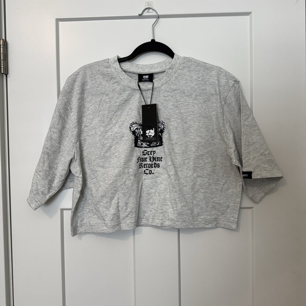 Grey Five Nine Suicideboys Cropped T Shirt NEW Women’s Size Medium G59